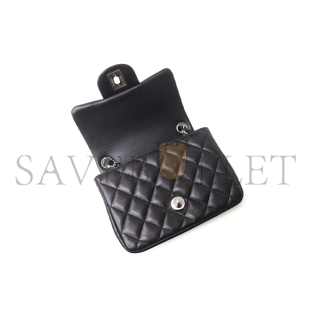 Ch*el master classic mini square flap (17*13.5*8cm)